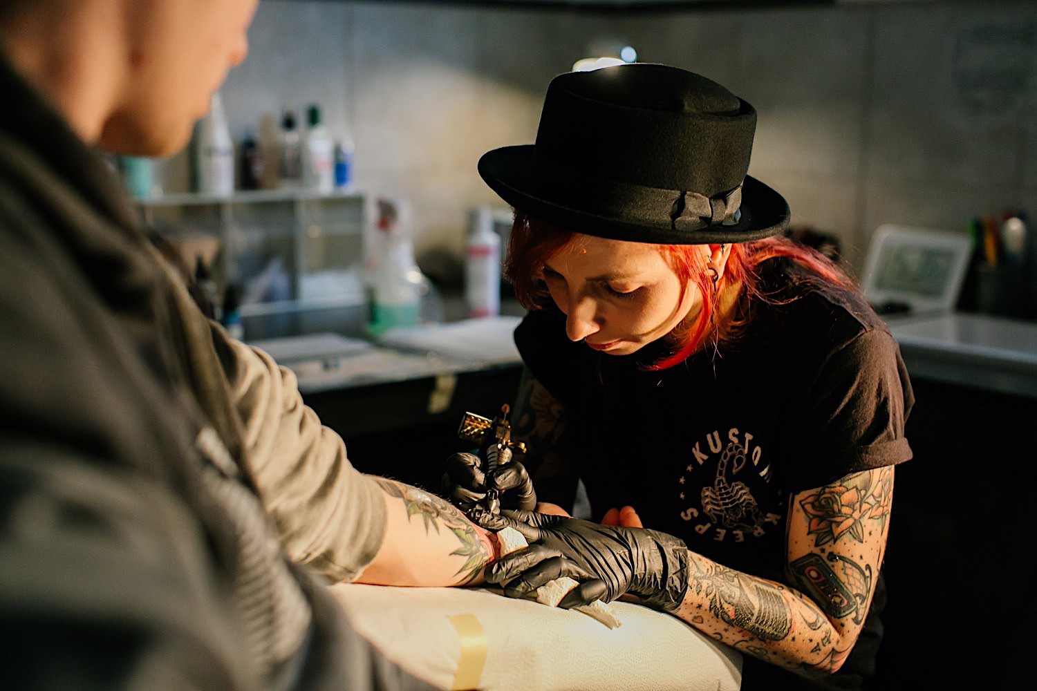 Fotoshooting mit Tattoo Artist in Medlingen in Bayern