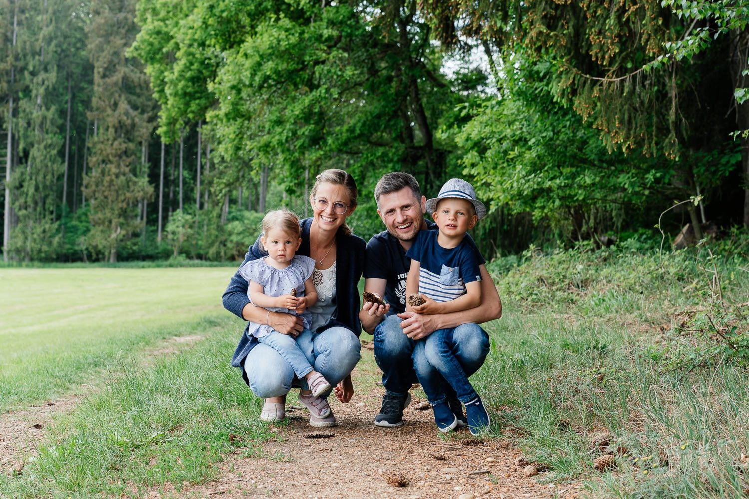 Fotoshooting mit der Familien in Augsburg