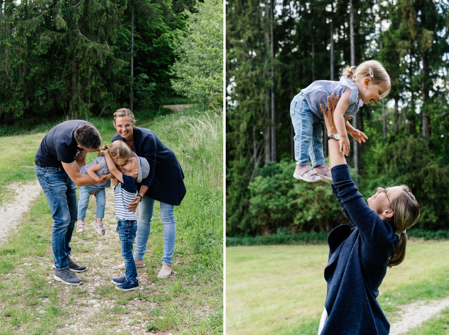 Natürliche Familienfotografie in Wertingen