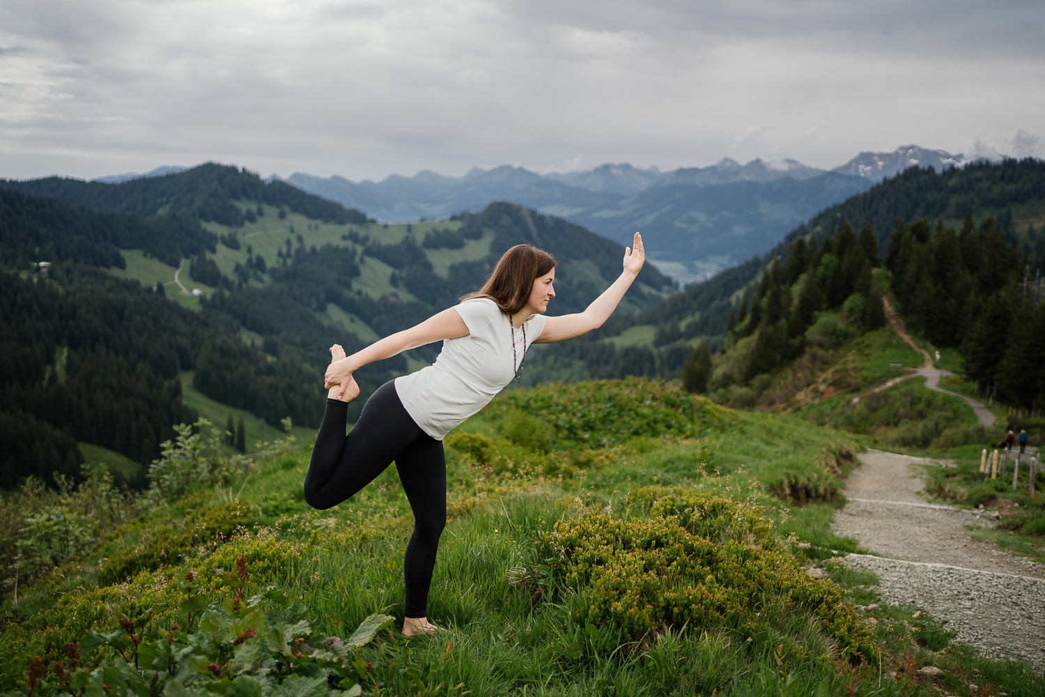 Fotoshooting Yoga in der Natur